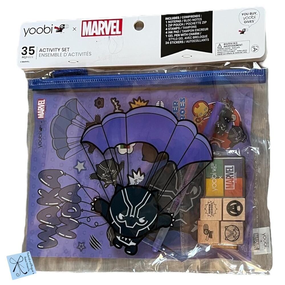 Yoobi x Marvel Black Panther 35-pc Activity Set